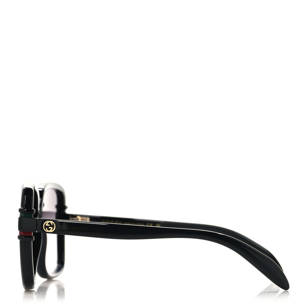 Gucci Acetate Interlocking G Square Sunglasses GG1066S Black