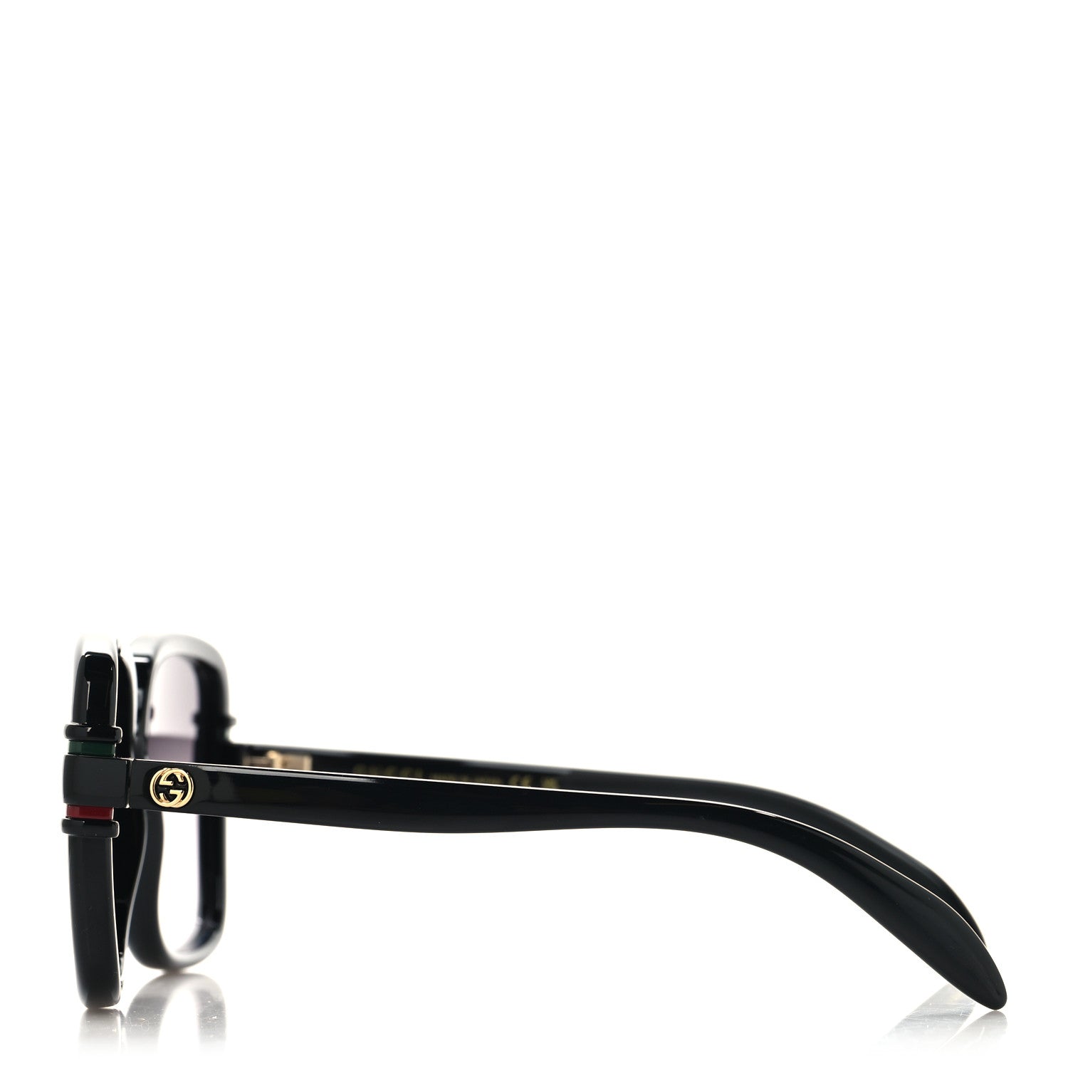 Gucci Acetate Interlocking G Square Sunglasses GG1066S Black