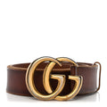 Gucci Faded Calfskin Double G 40mm Belt 75 30 Cuir