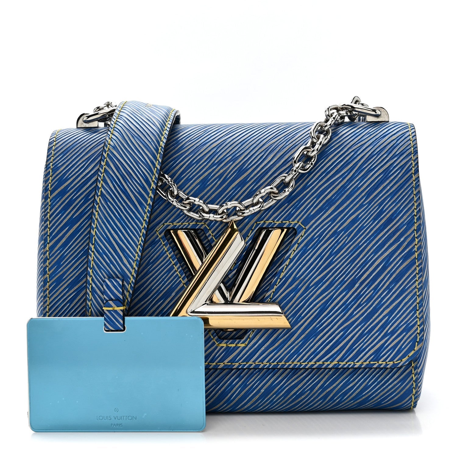 Louis Vuitton Epi Twist Shoulder Bag PM Denim Light