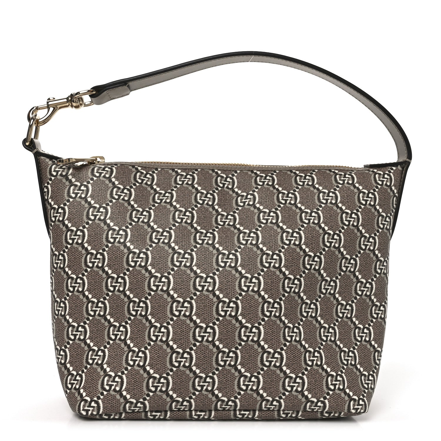 Gucci GG Shadow Monogram Super Mini Ophidia Shoulder Bag Taupe