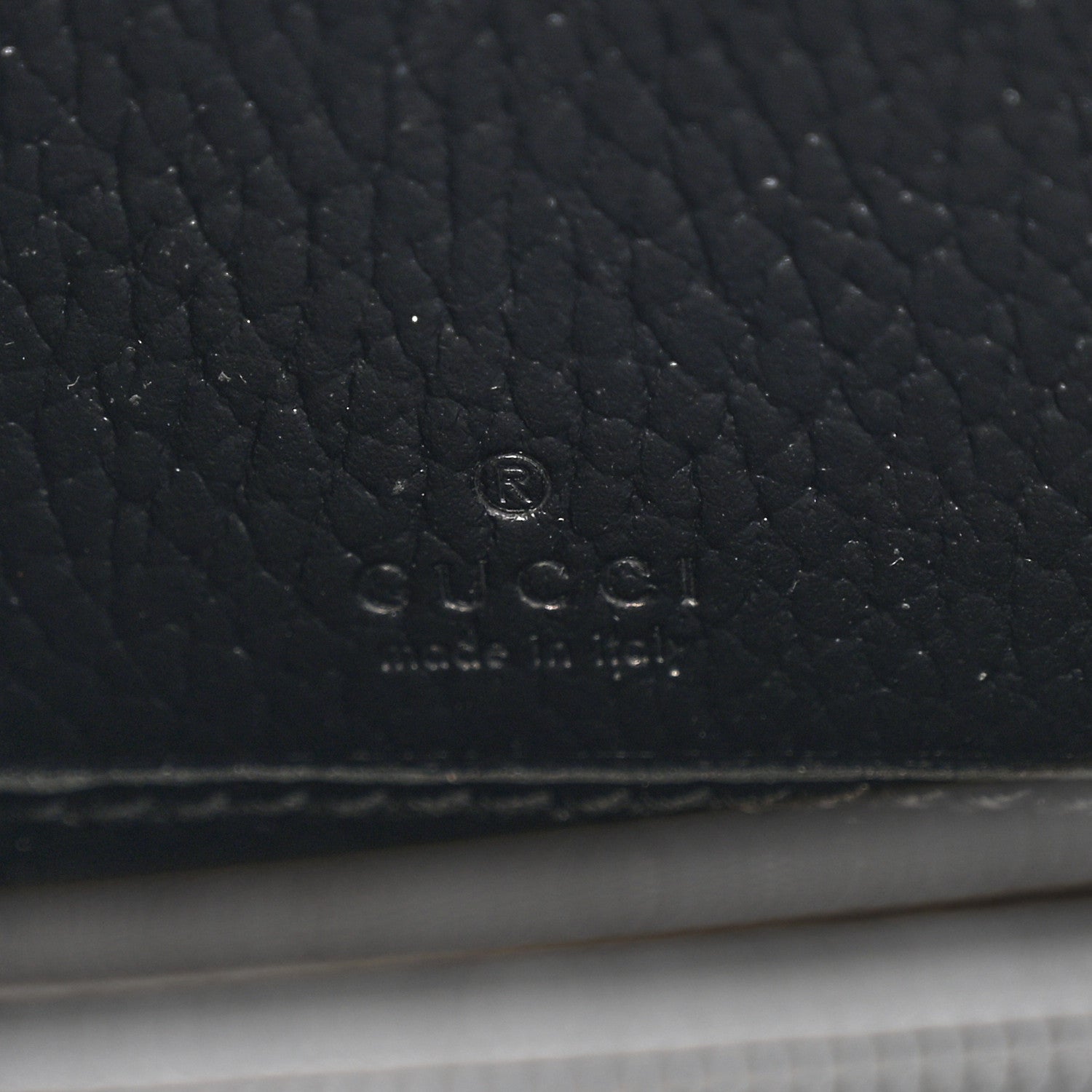 Gucci Dollar Calfskin GG Supreme Monogram GG Marmont Zip Around Wallet Black Beige Ebony