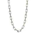 Louis Vuitton Monogram Chain Necklace Silver
