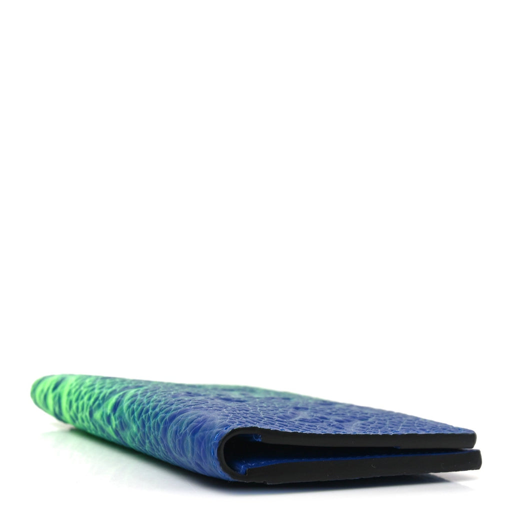 Louis Vuitton Taurillon Illusion Pocket Organizer Bleu Vert