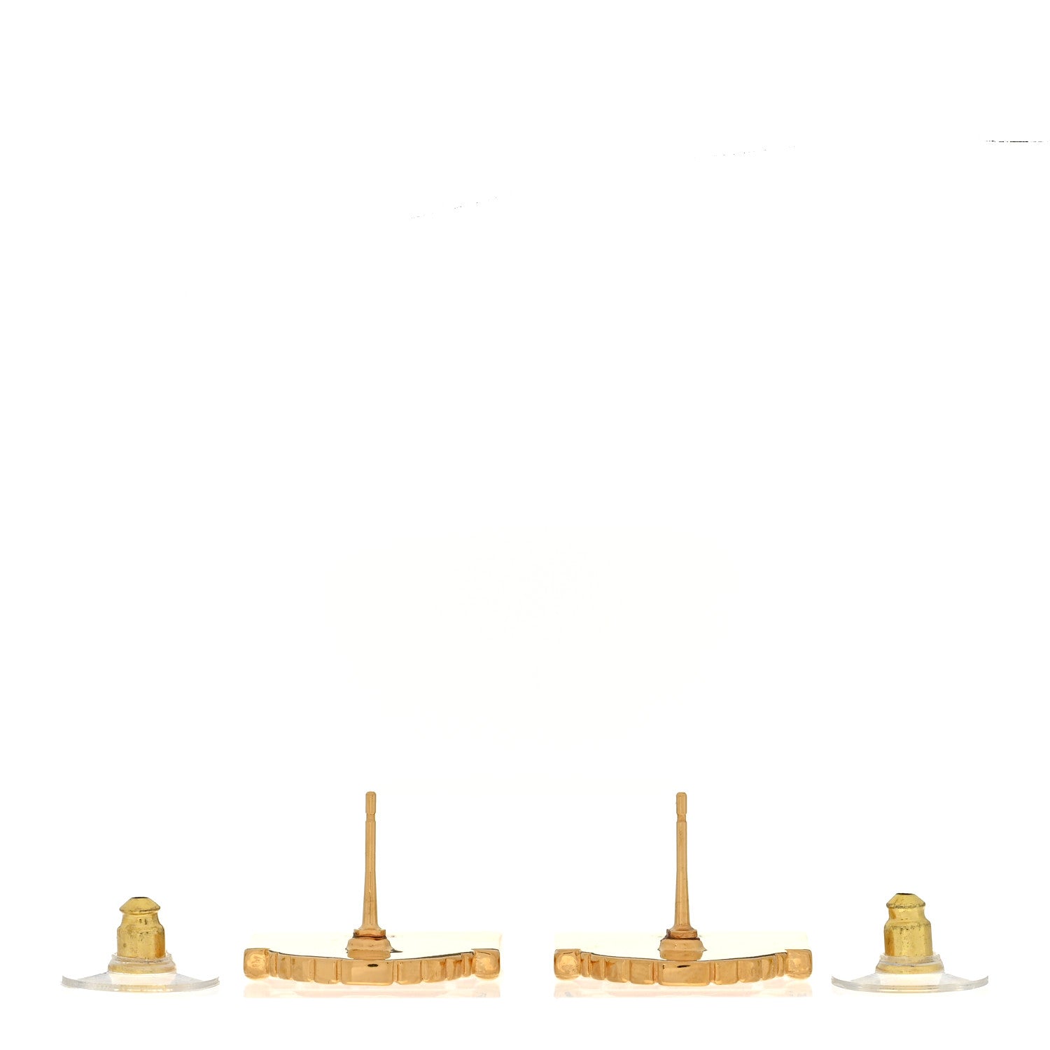 Metal Rue Cambon Earrings Gold