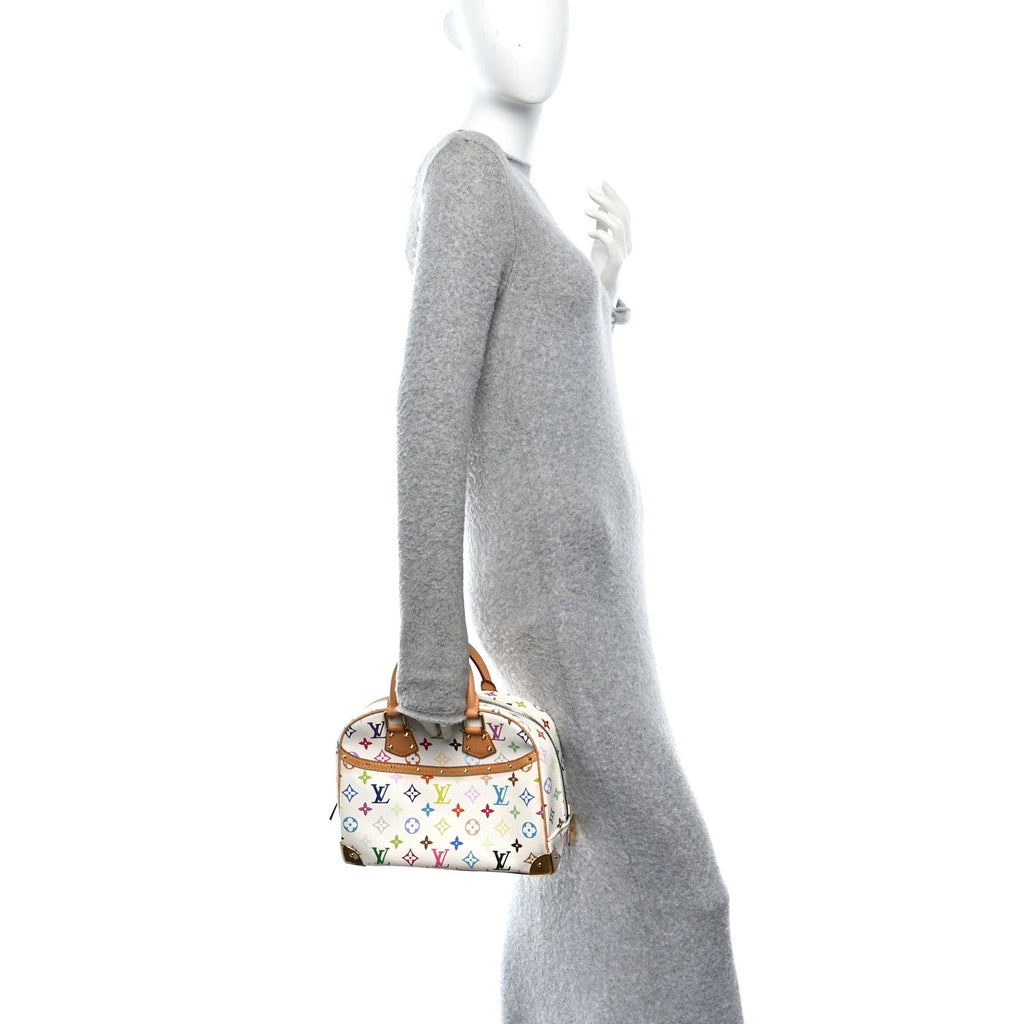 Louis Vuitton Monogram Multicolor Trouville White