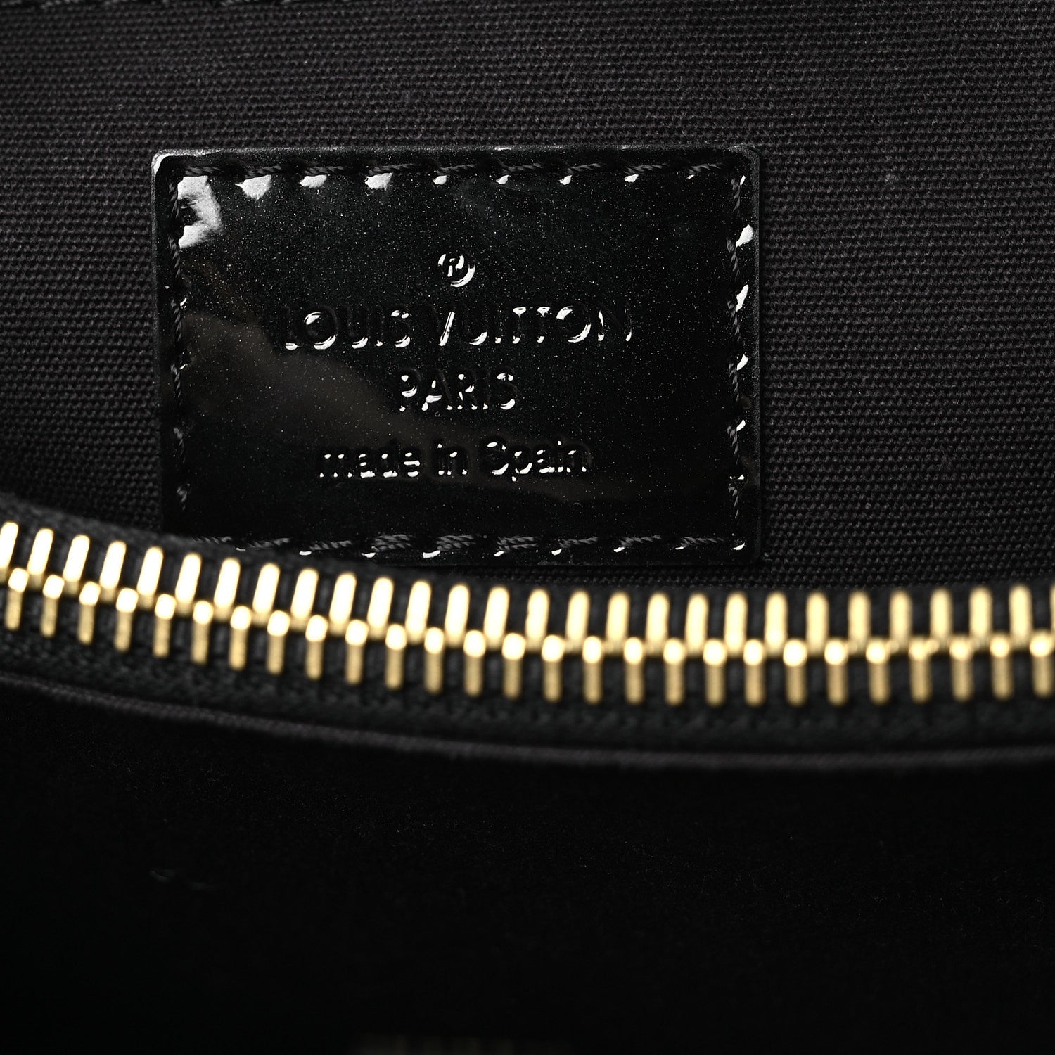 Louis Vuitton Vernis Montaigne BB Black