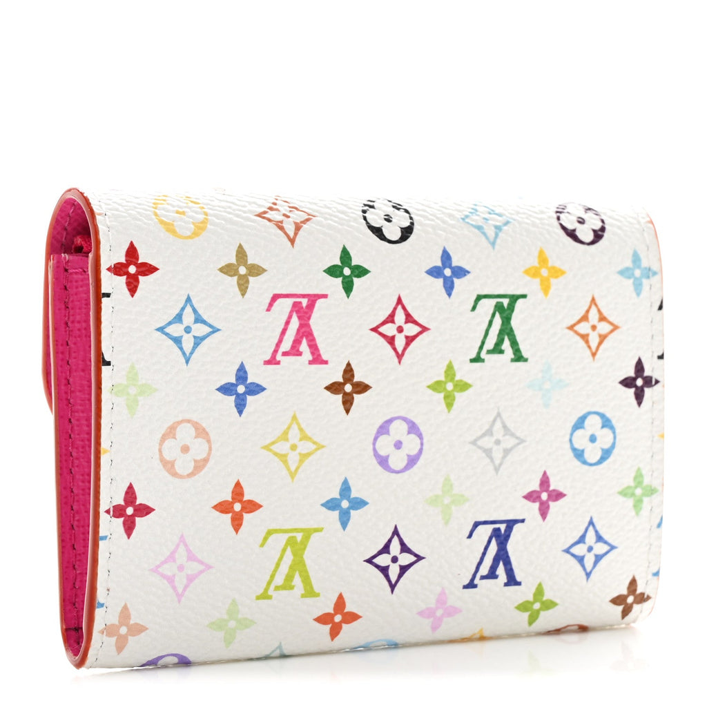 Louis Vuitton LV X TM Monogram Multicolor Rosalie Coin Purse White Kawaii Pink