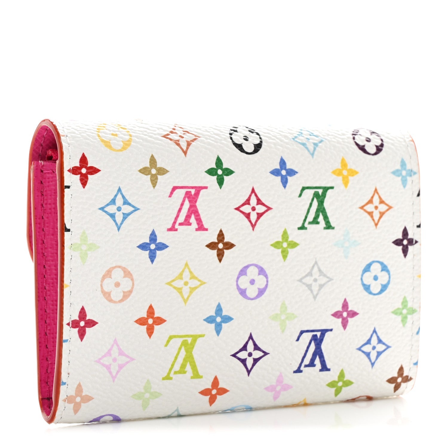 Louis Vuitton LV X TM Monogram Multicolor Rosalie Coin Purse White Kawaii Pink
