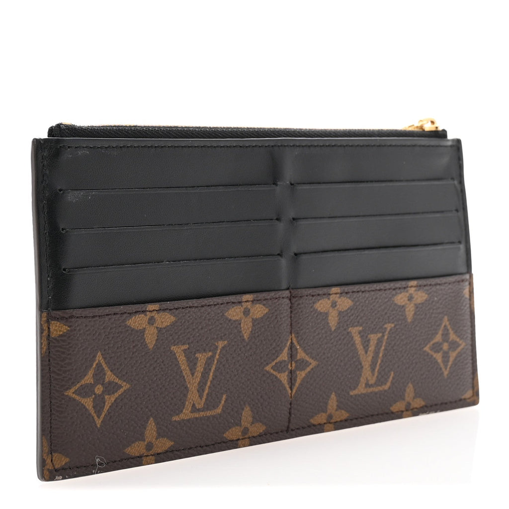 Louis Vuitton Monogram Slim Purse Black