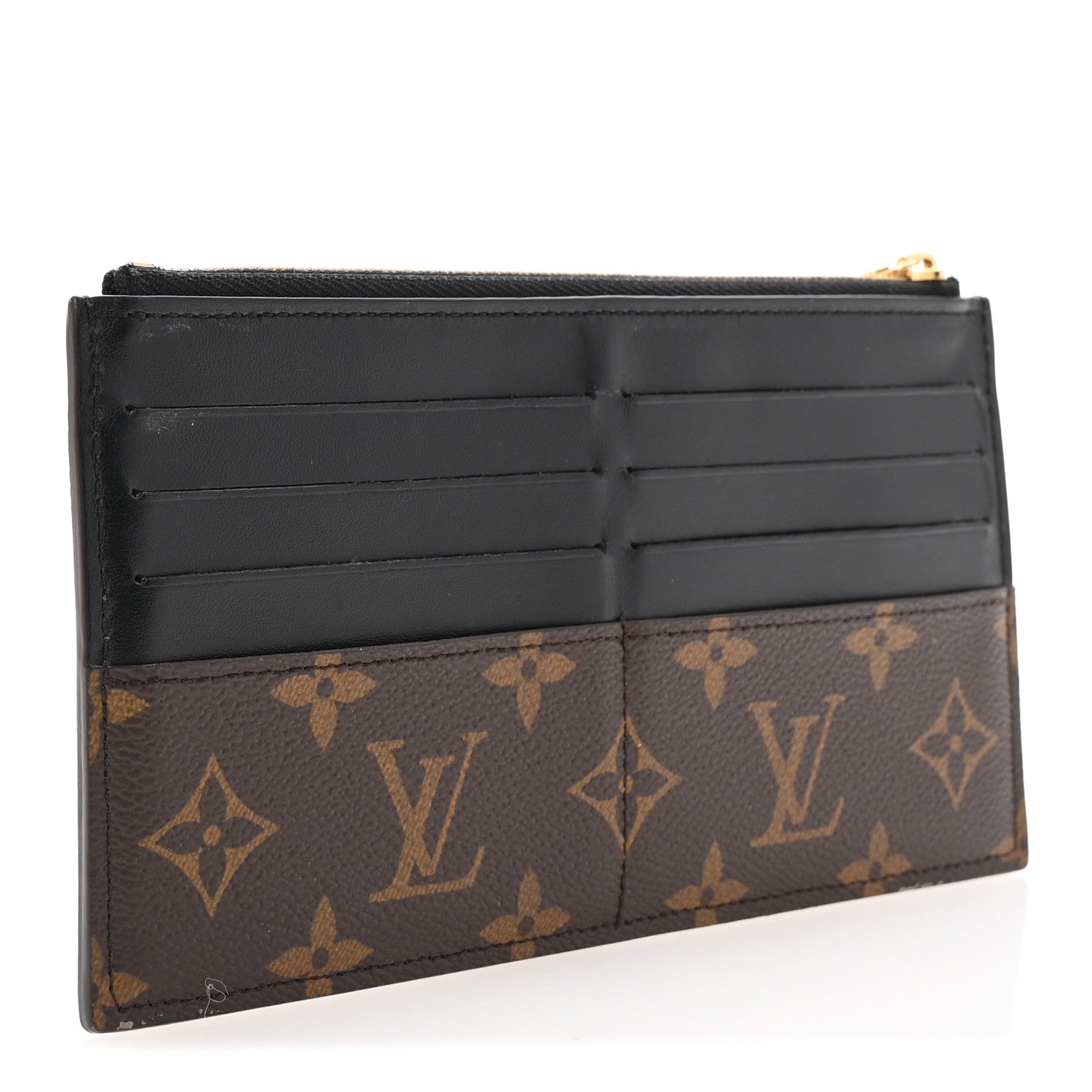 Louis Vuitton Monogram Slim Purse Black