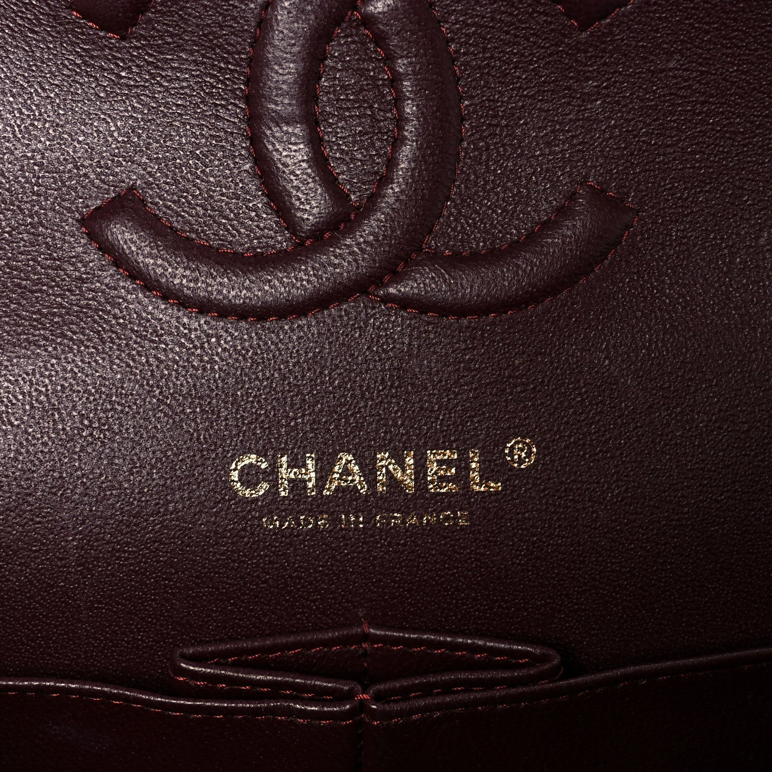 Chanel Caviar Chevron Quilted Medium Double Flap Black