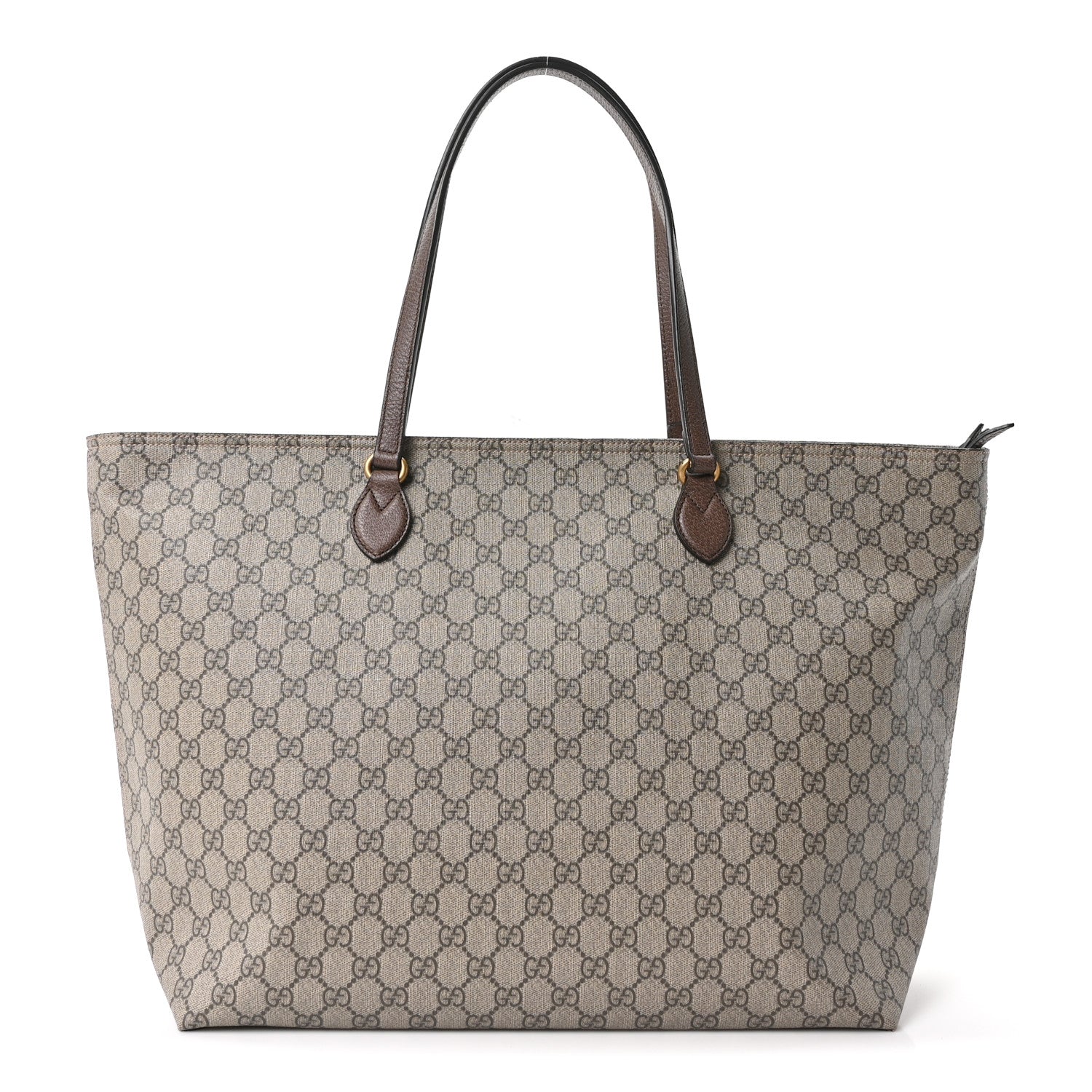 Gucci GG Supreme Monogram Medium Ophidia Shopping Tote Ebony