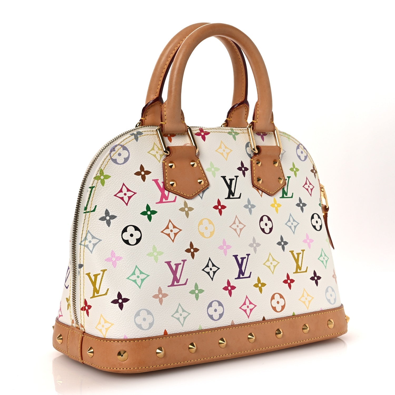 Louis Vuitton Monogram Multicolor Alma PM White