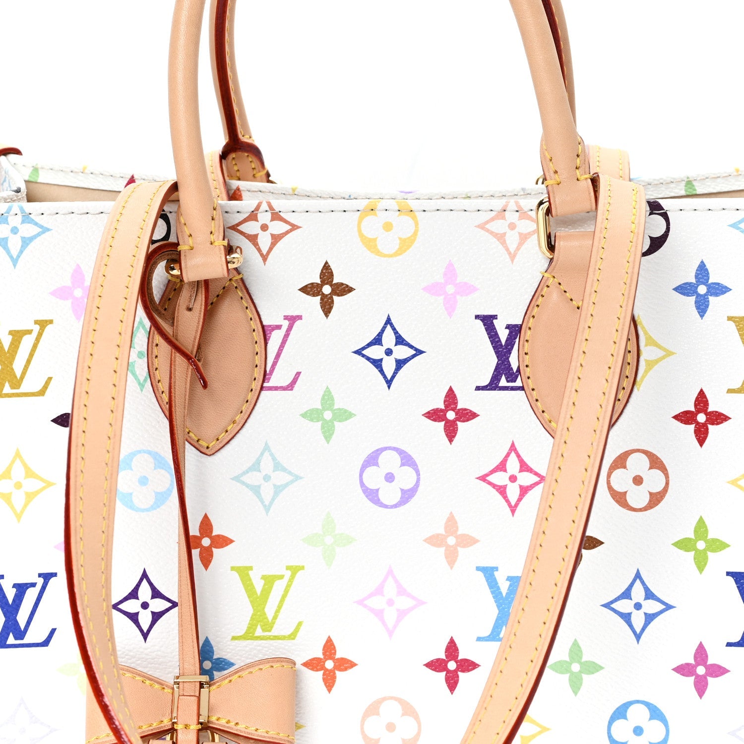 Louis Vuitton LV X TM Monogram Multicolor Onthego MM White