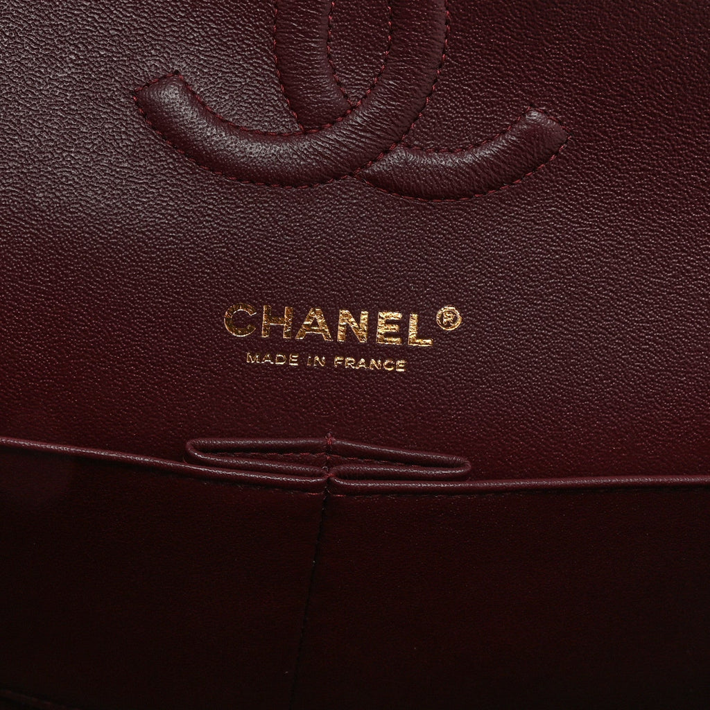 Chanel Lambskin Quilted Medium Double Flap Black