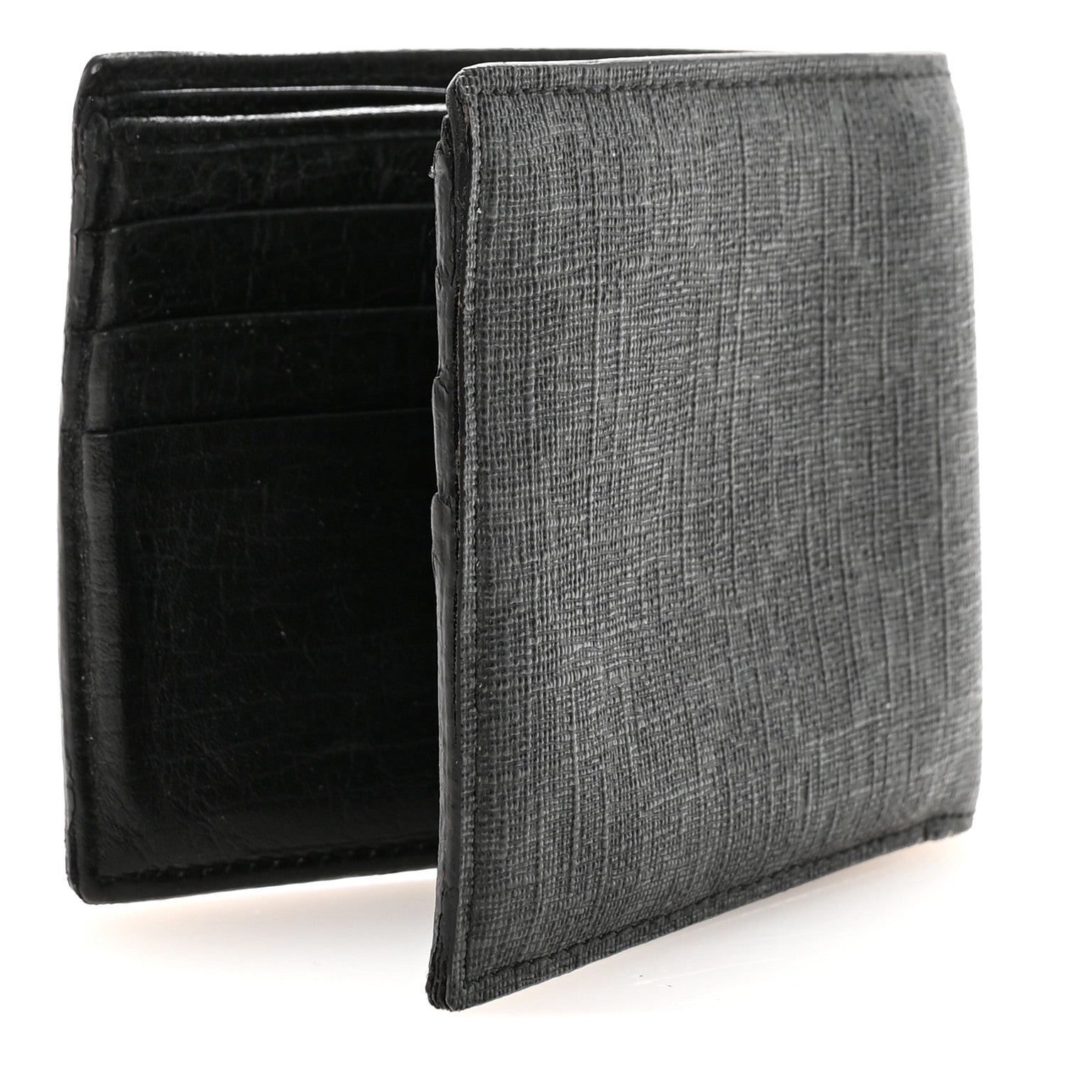 Gucci GG Supreme Monogram Bi-Fold Wallet Black