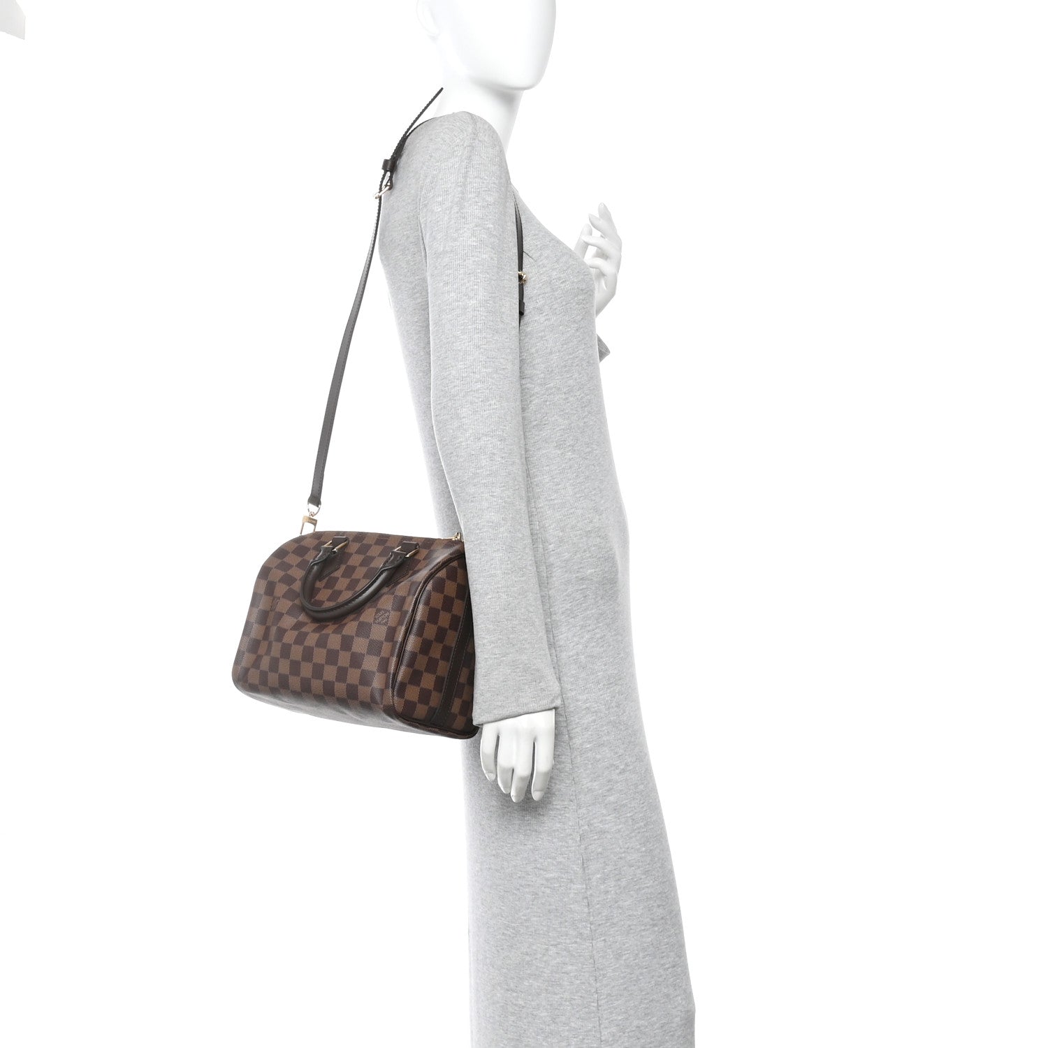 Louis Vuitton Damier Ebene Speedy Bandouliere 25