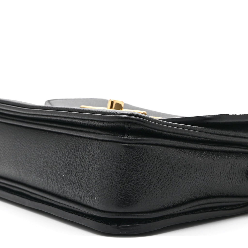 Louis Vuitton Grained Calfskin Lockme Oxford Black