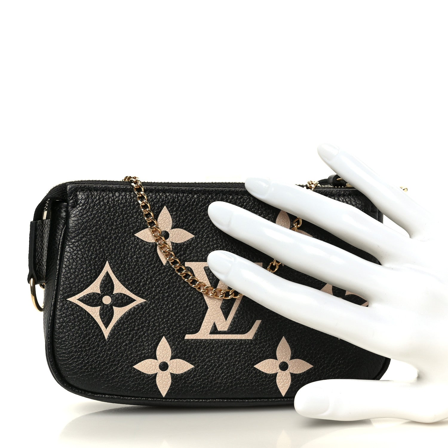 Louis Vuitton Empreinte Monogram Giant Mini Pochette Accessories Black
