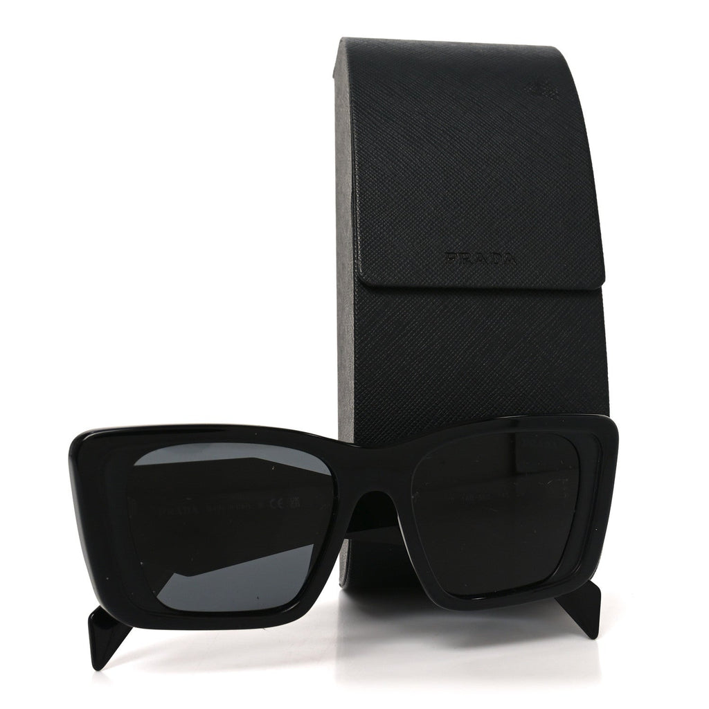 Prada Acetate Symbole Sunglasses SPR 08Y Black