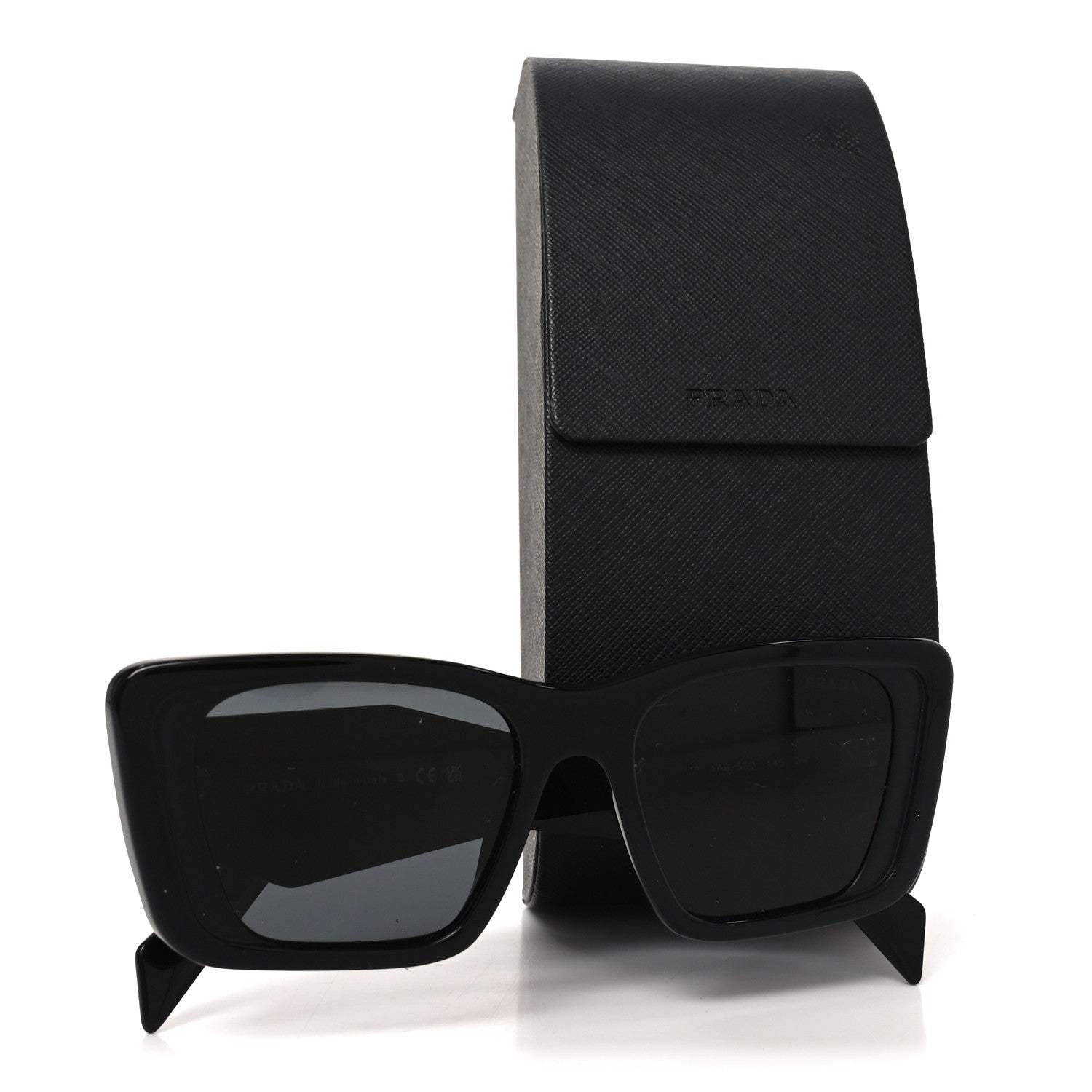 Prada Acetate Symbole Sunglasses SPR 08Y Black