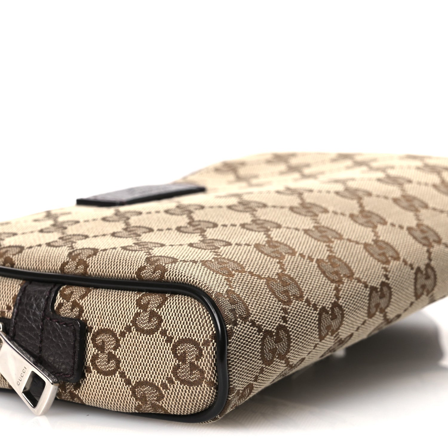 Gucci Monogram Belt Bag Dark Brown