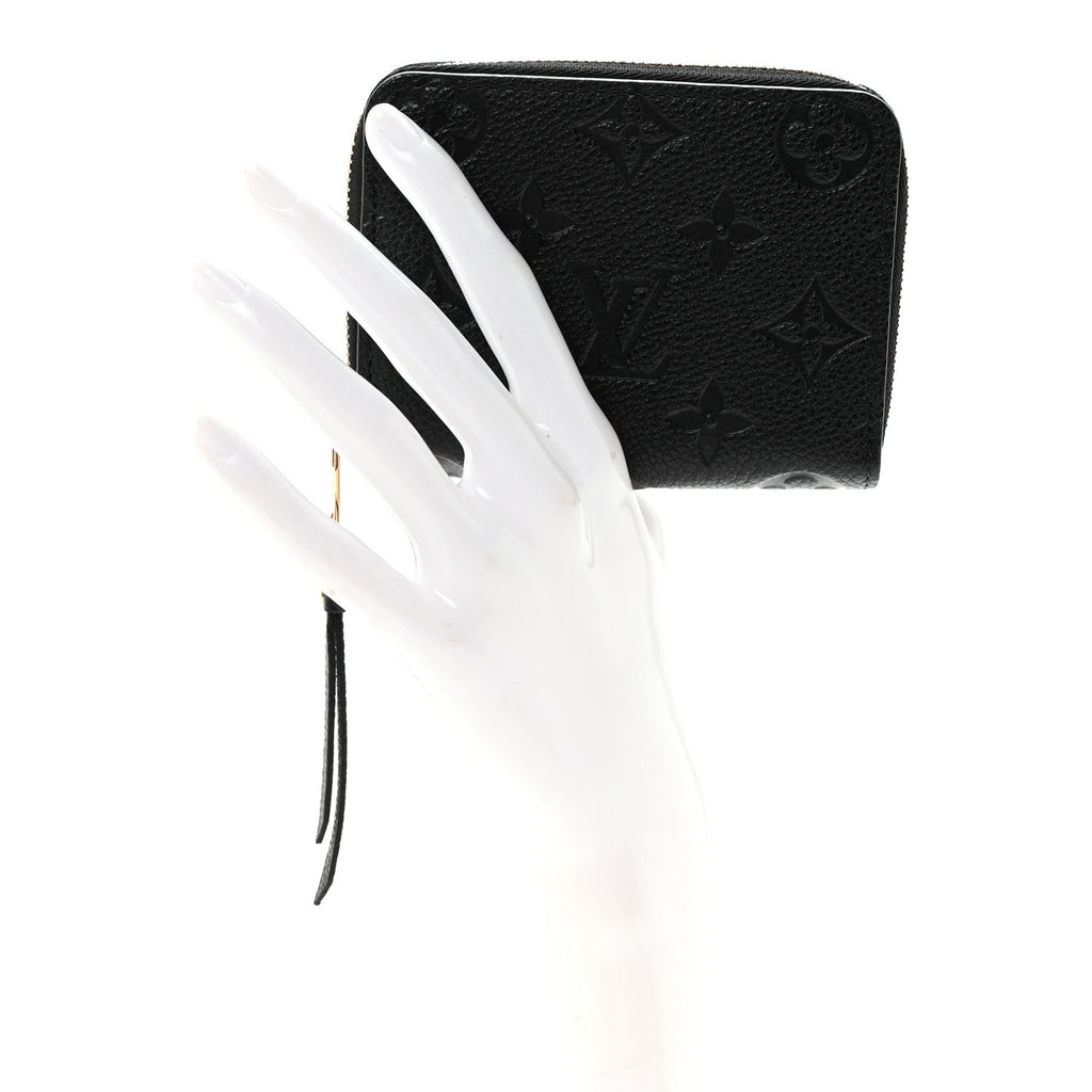 Louis Vuitton Empreinte Zippy Coin Purse Black