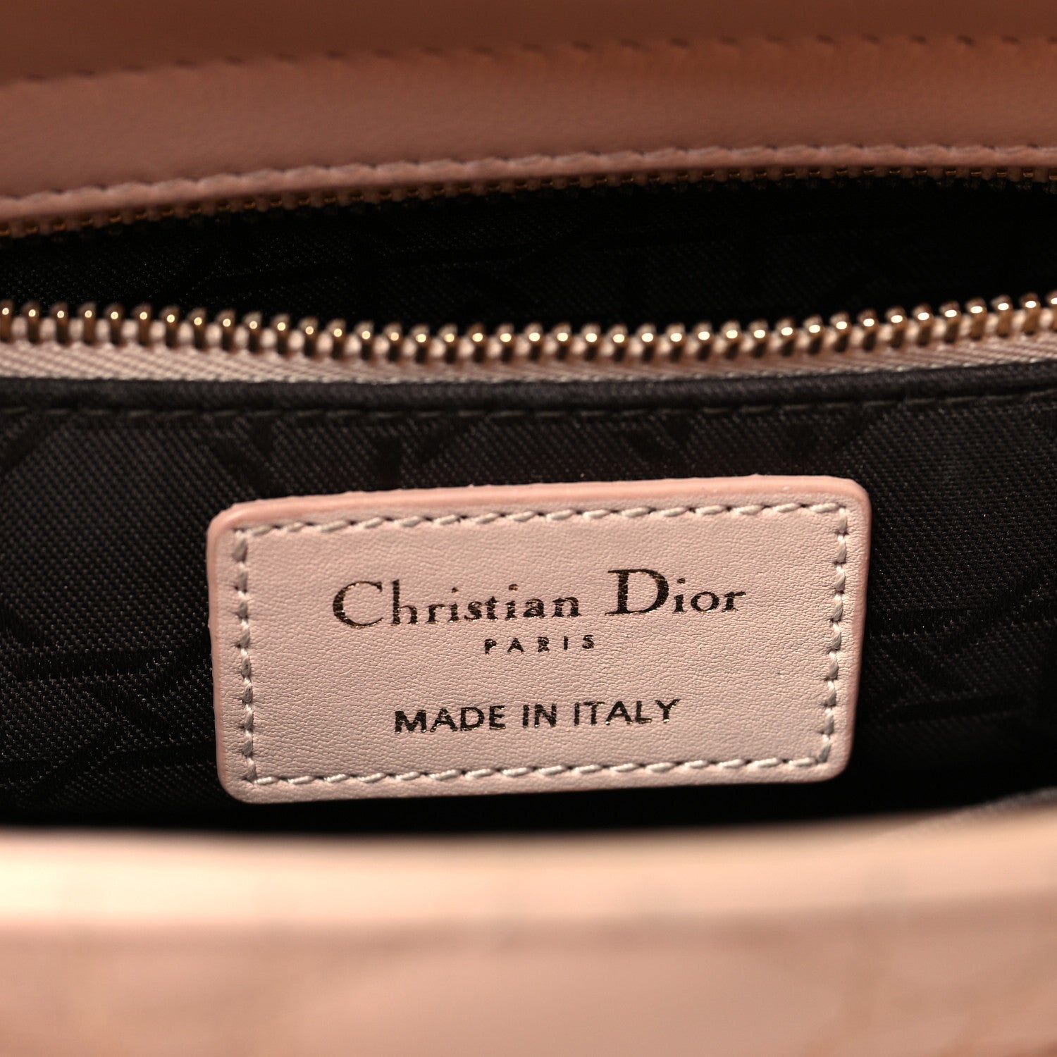 Christian Dior Lambskin Cannage Small My ABCDior Lady Dior Light Pink