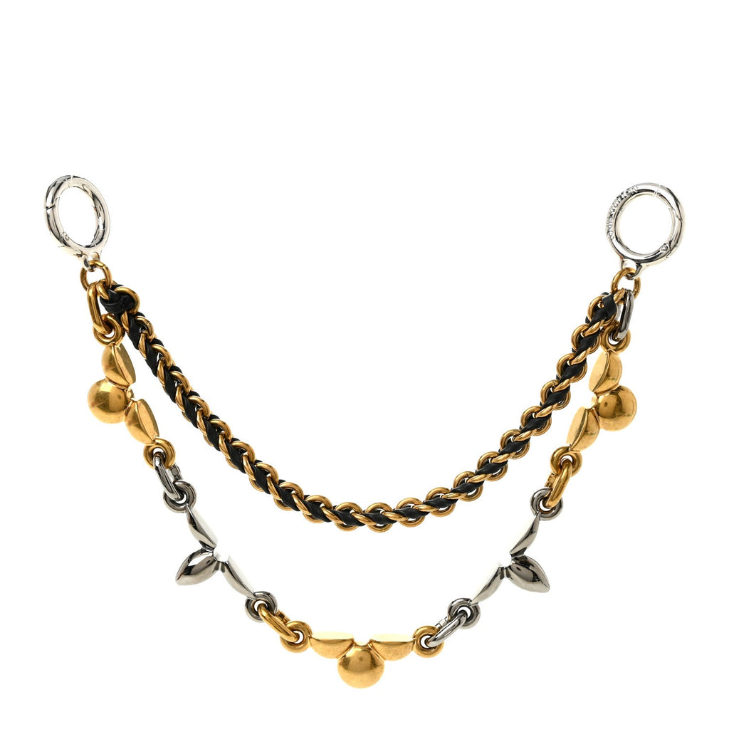 Louis Vuitton Metal Chain Belt and Bag Charm