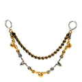 Louis Vuitton Metal Chain Belt and Bag Charm
