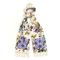 Gucci Cashmere Flora Pocket Scarf Ivory Multicolor