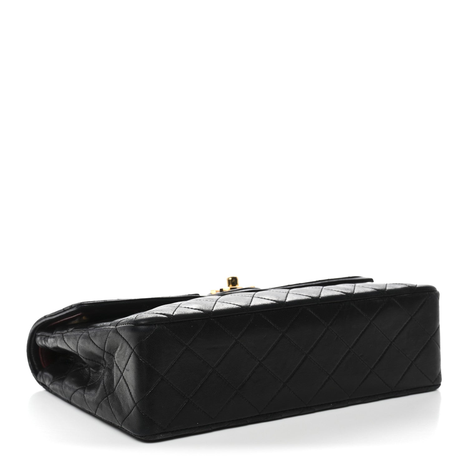Chanel Lambskin Quilted Medium Single Flap Black