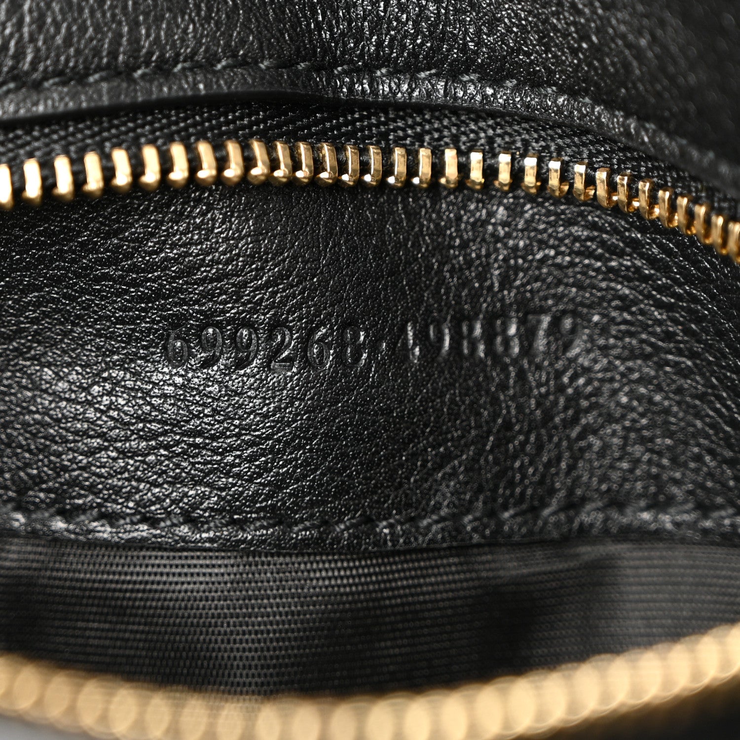 Gucci Roxy Calfskin Blondie Chain Shoulder Flap Bag Black