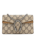 Gucci GG Supreme Monogram Super Mini Dionysus Shoulder Bag Taupe