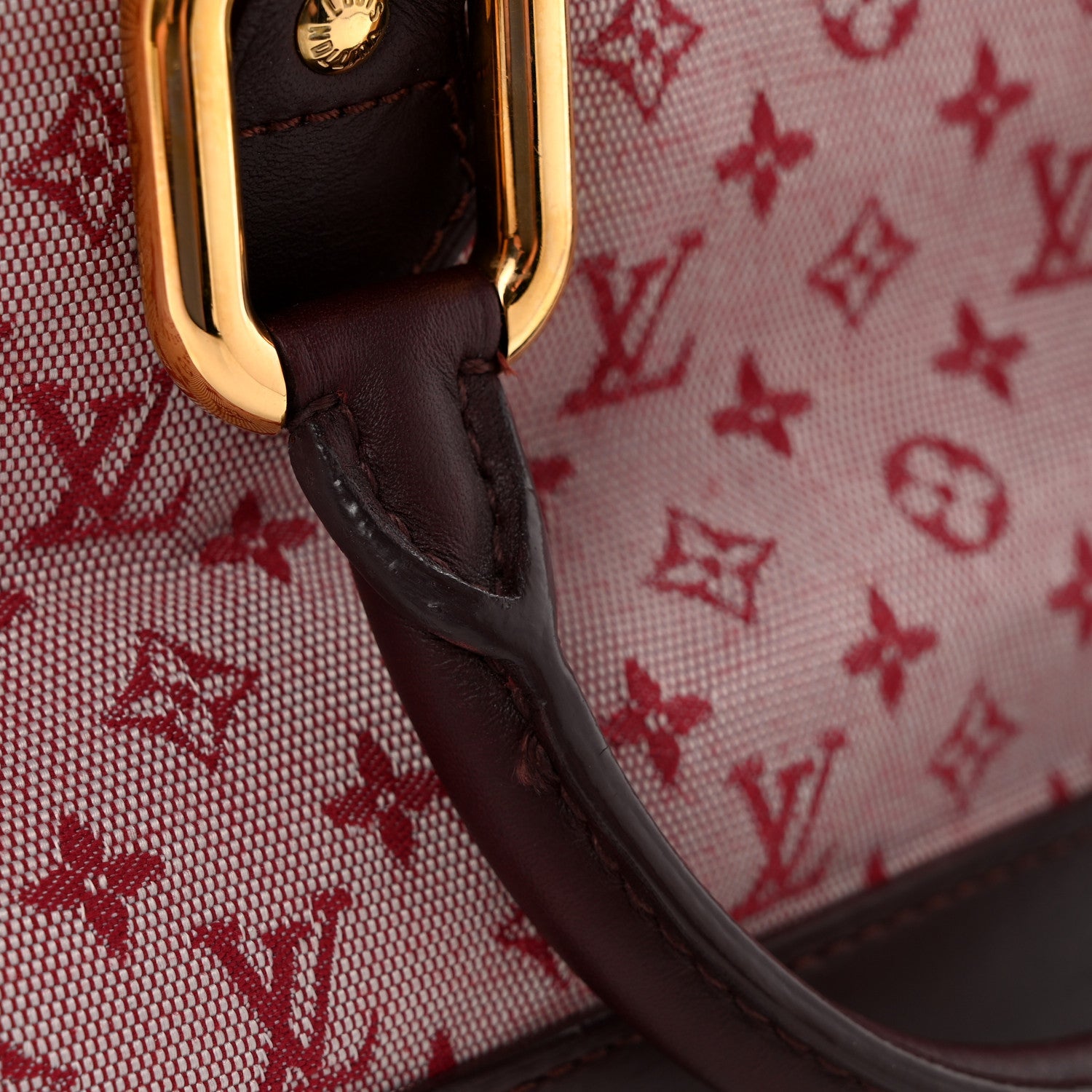 Louis Vuitton Mini Monogram Alma Long Cherry