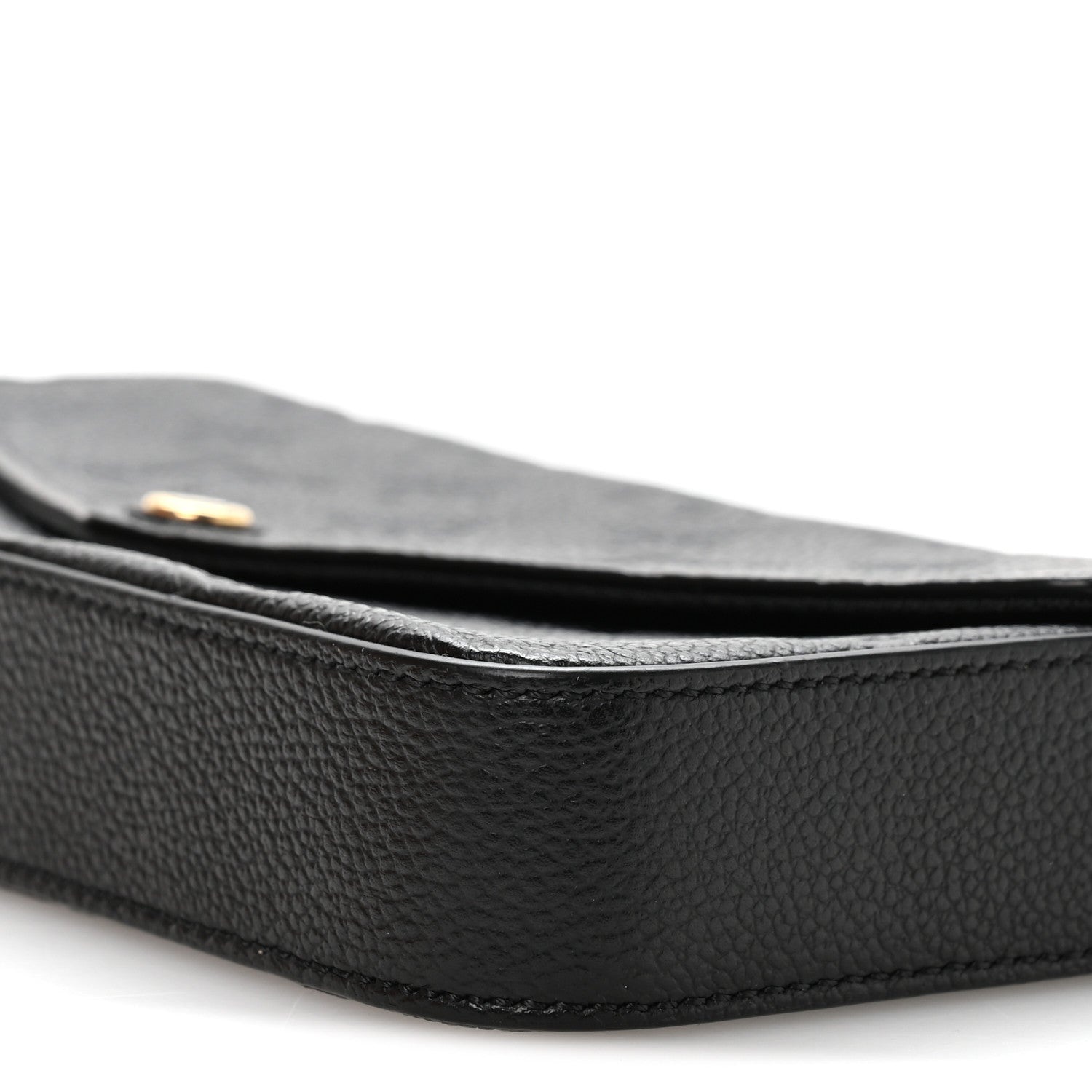 Louis Vuitton Empreinte Pochette Felicie Chain Wallet Black