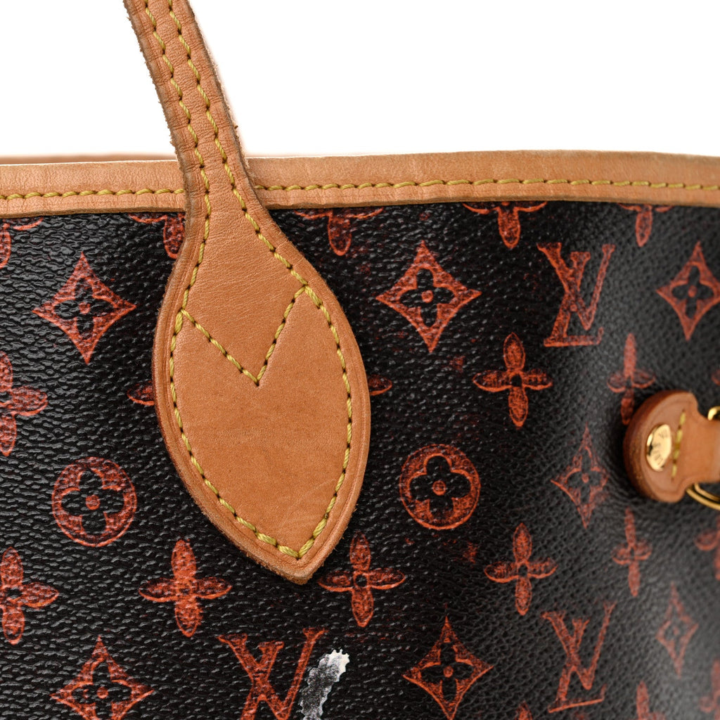 Louis Vuitton Catogram Neverfull MM Marron