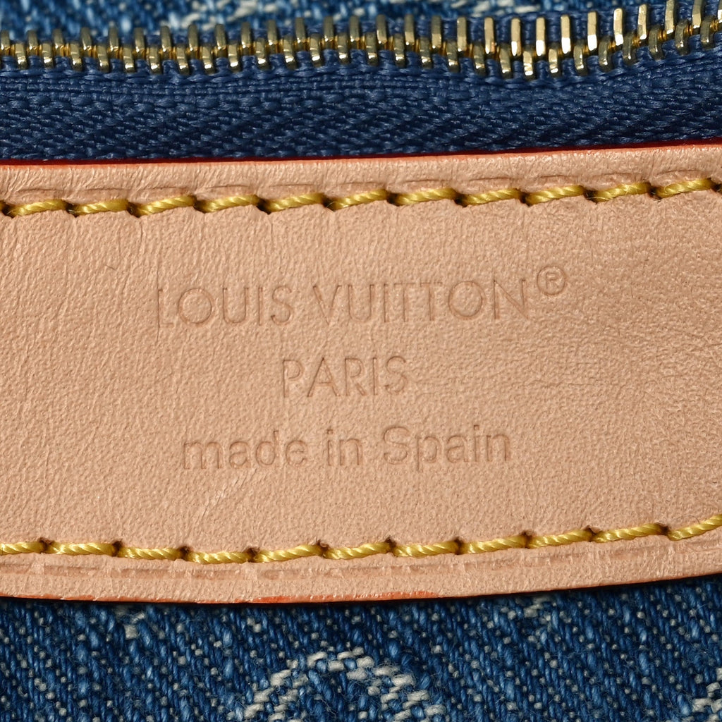 Louis Vuitton Monogram Denim Diane Blue