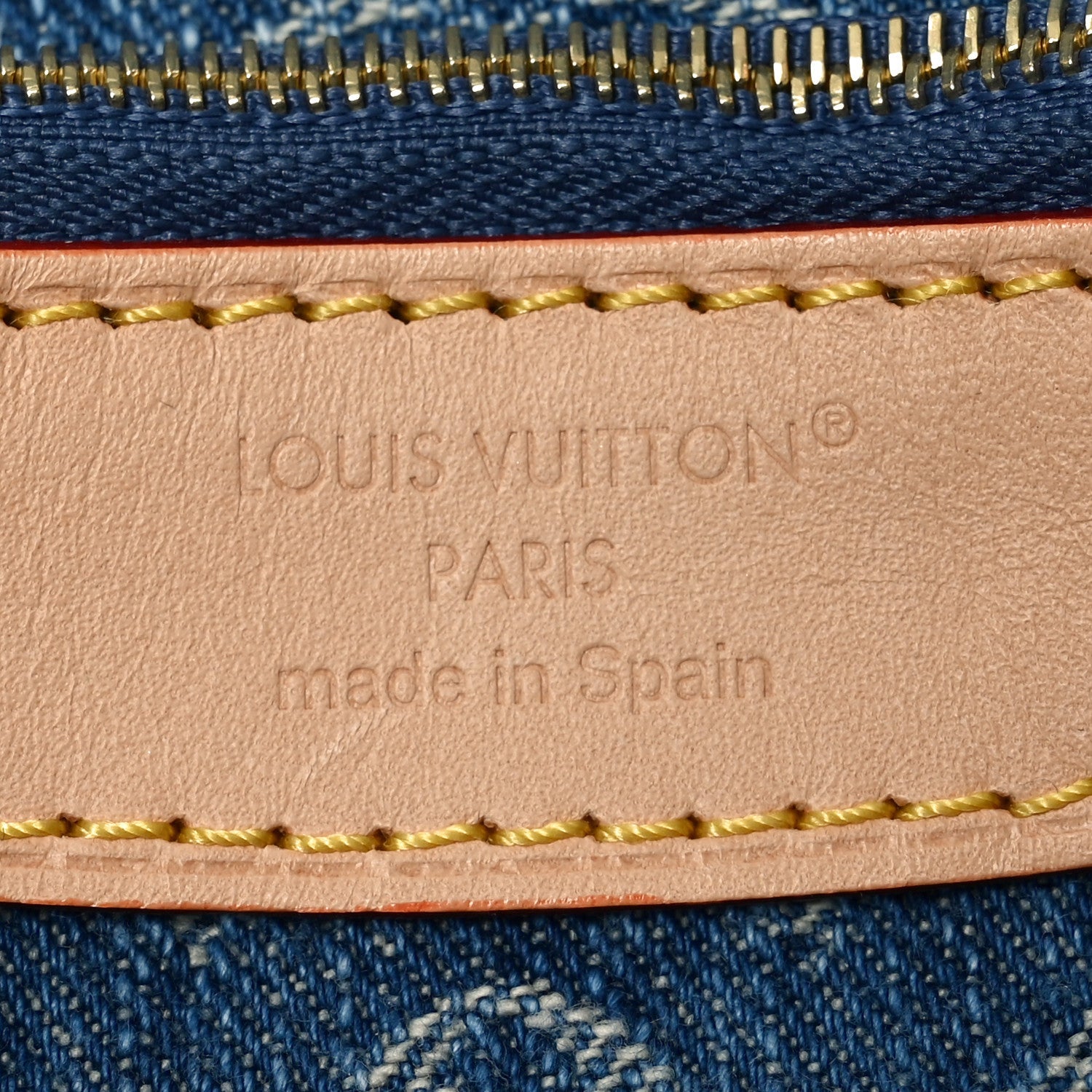 Louis Vuitton Monogram Denim Diane Blue