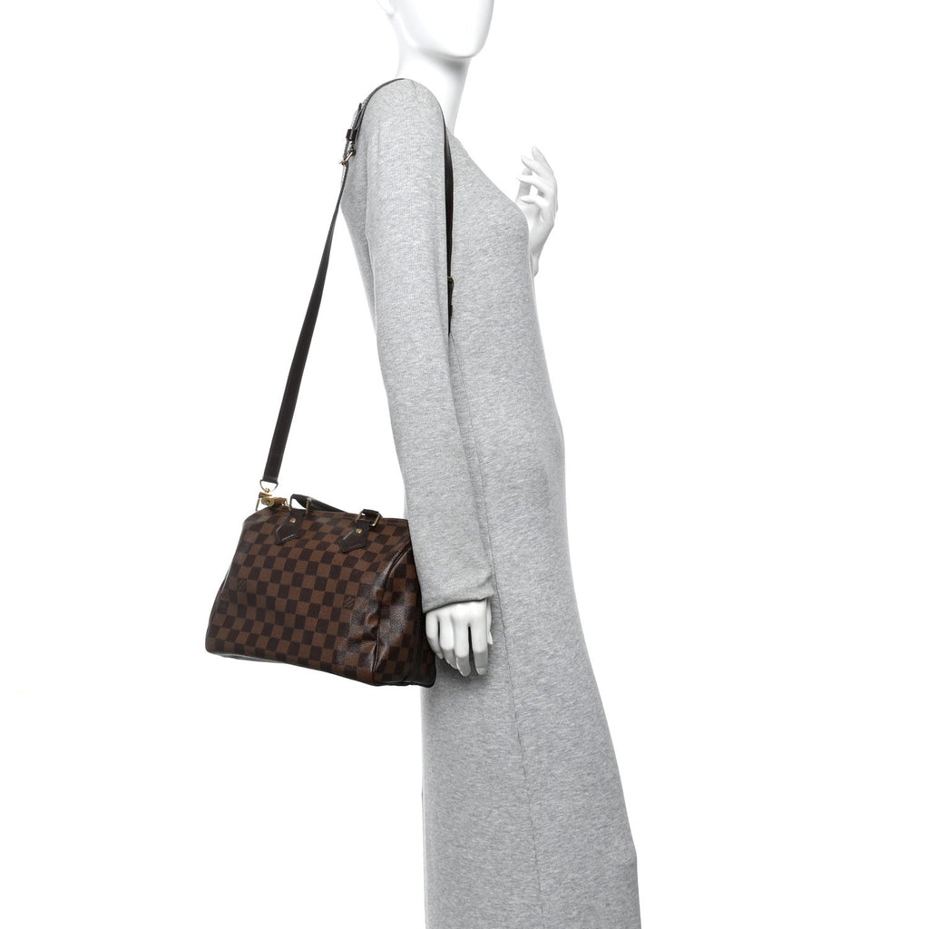 Louis Vuitton Damier Ebene Speedy Bandouliere 25