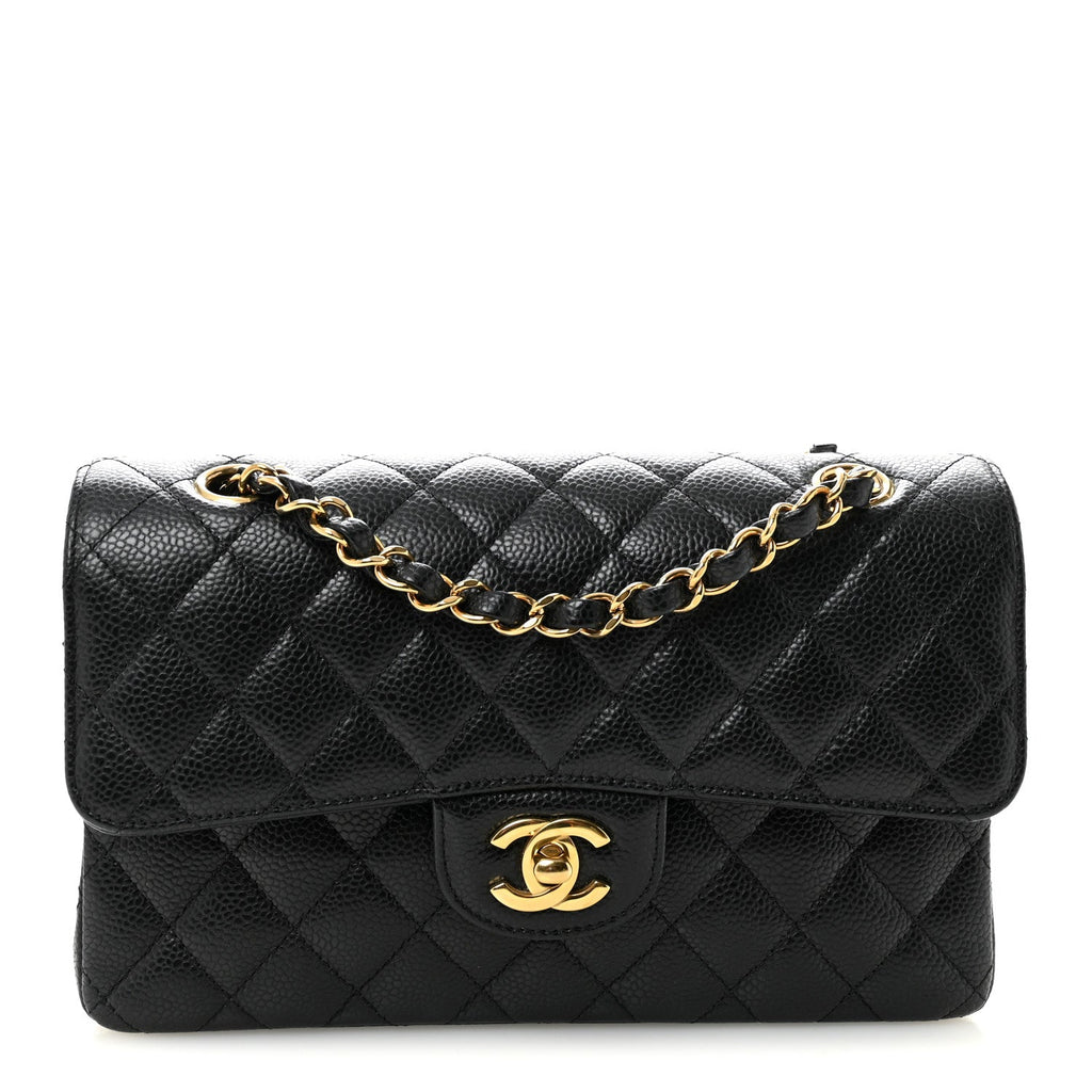Chanel Caviar Quilted Small Double Flap Black