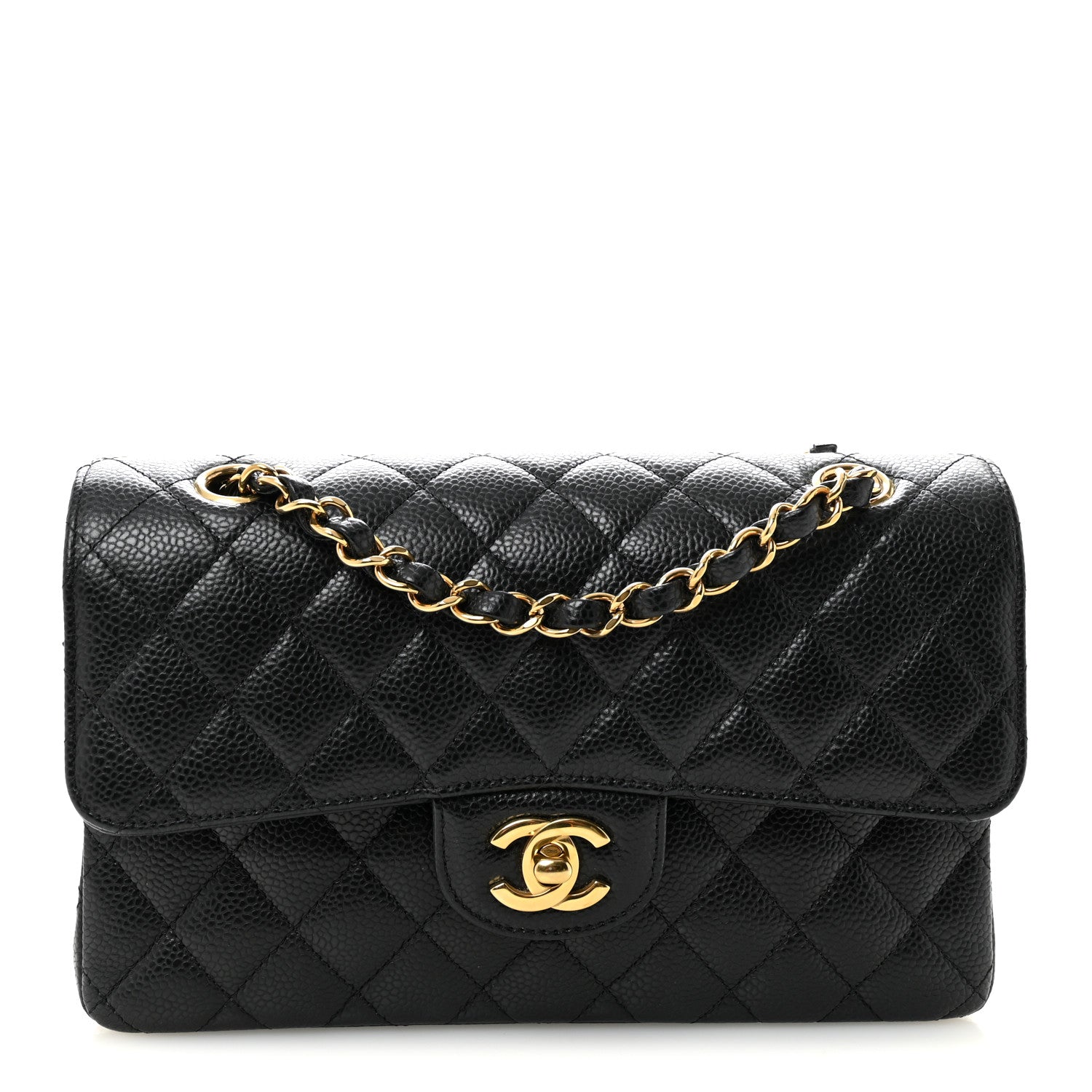 Chanel Caviar Quilted Small Double Flap Black