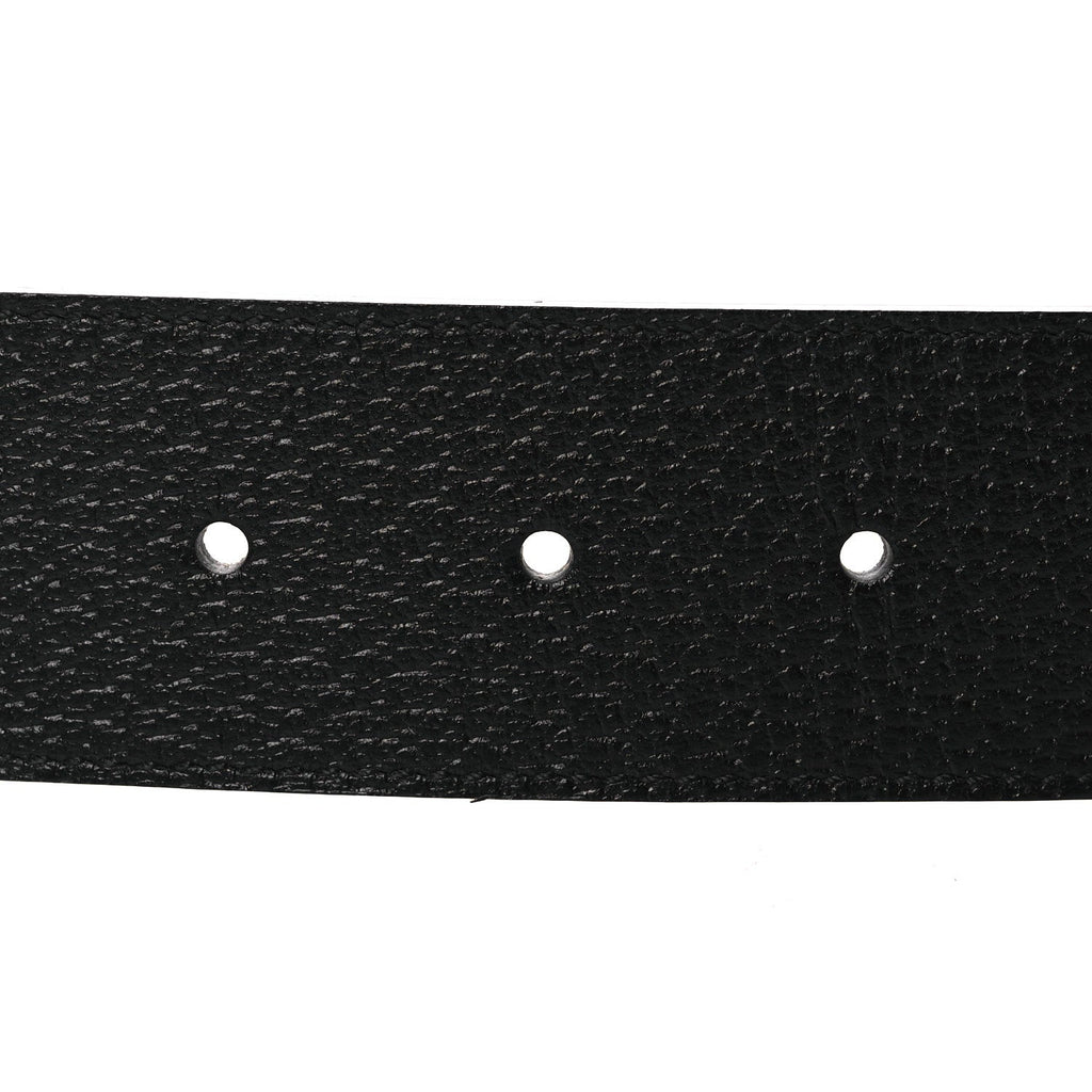 Gucci Textured Calfskin Double G 40mm Belt 80 32 Black