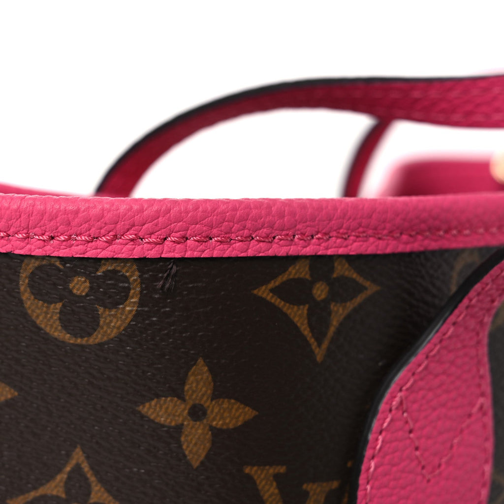 Louis Vuitton Monogram Neverfull Inside Out Bandouliere BB Rose Pondichery