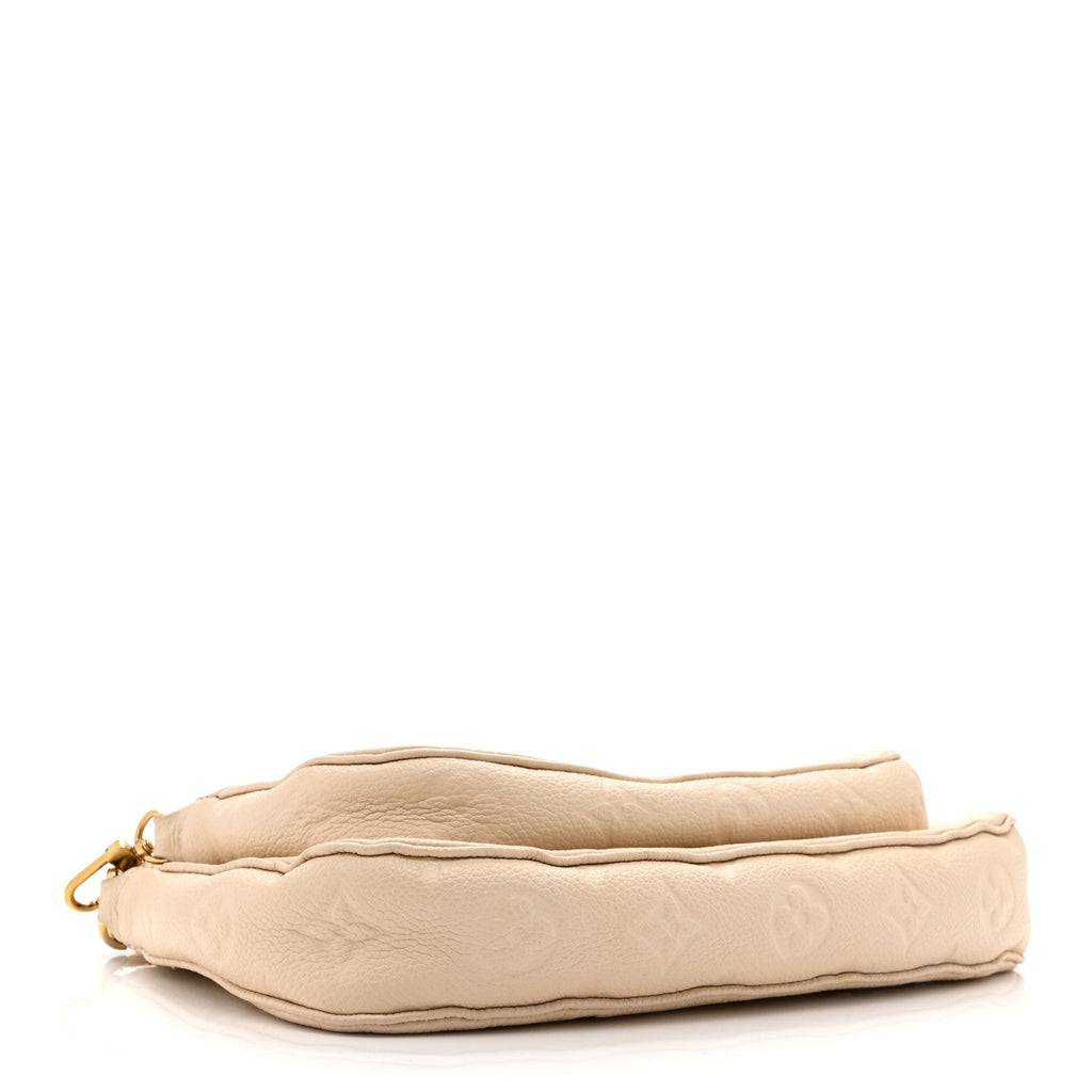 Louis Vuitton Empreinte Monogram Giant Multi Pochette Accessories  Cream