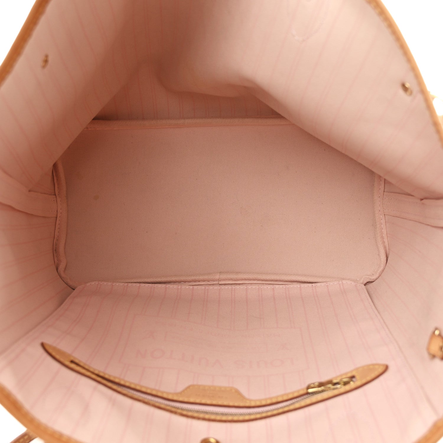 Louis Vuitton Damier Azur Neo Neverfull MM Rose Ballerine