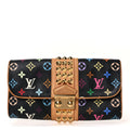 Louis Vuitton Monogram Multicolor Courtney Clutch Black