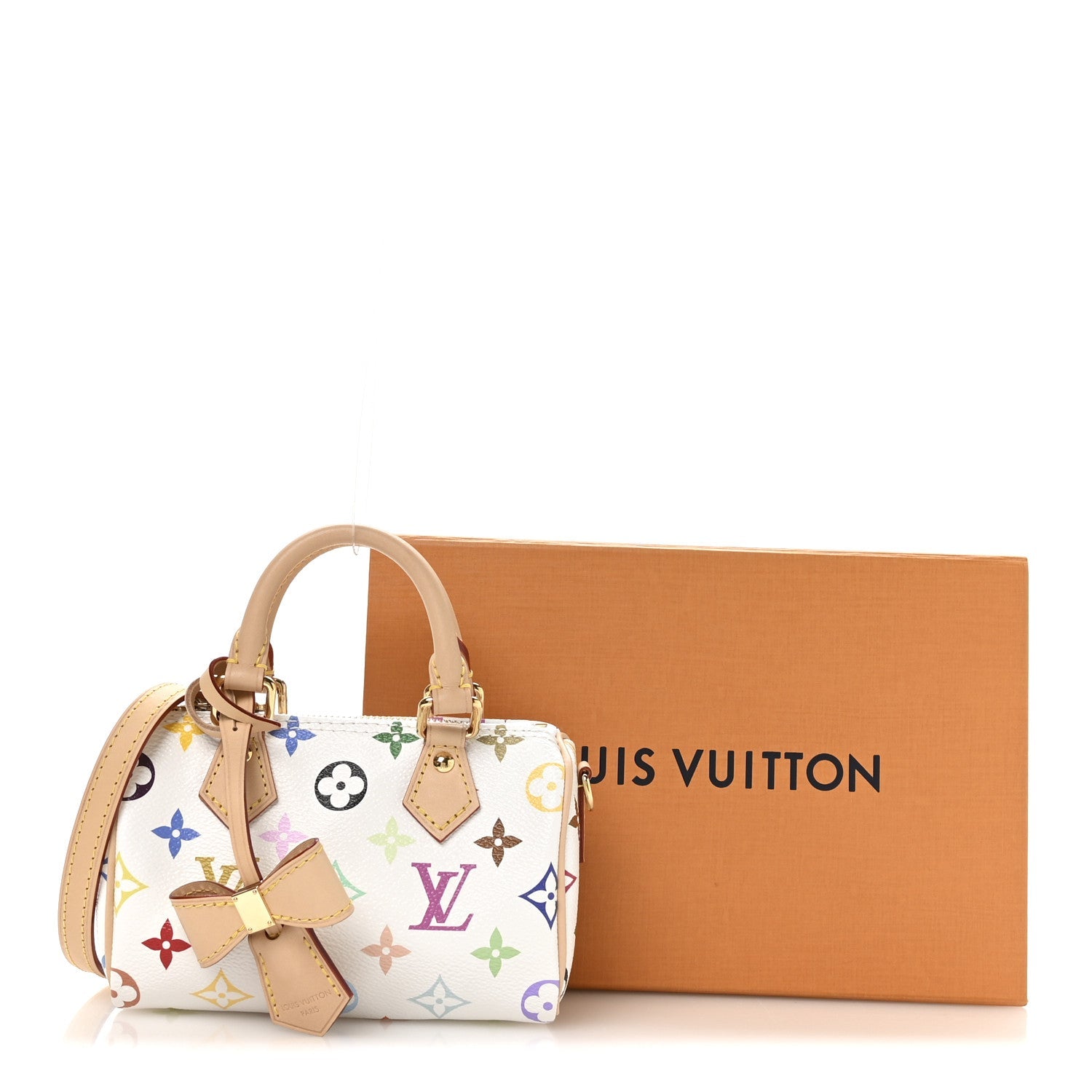 Louis Vuitton LV X TM Monogram Multicolor Nano Speedy White
