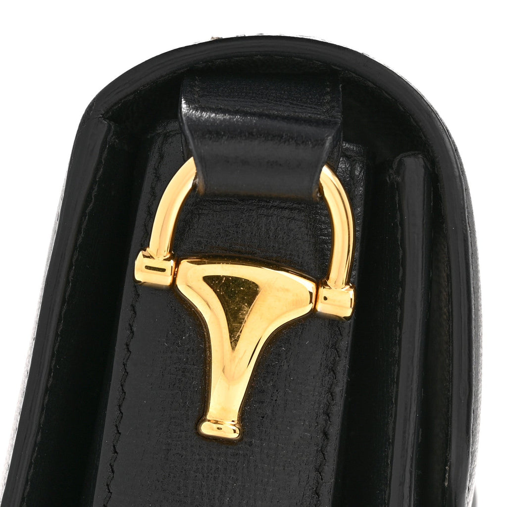 Gucci Azalea Calfskin Horsebit 1955 Shoulder Bag Black